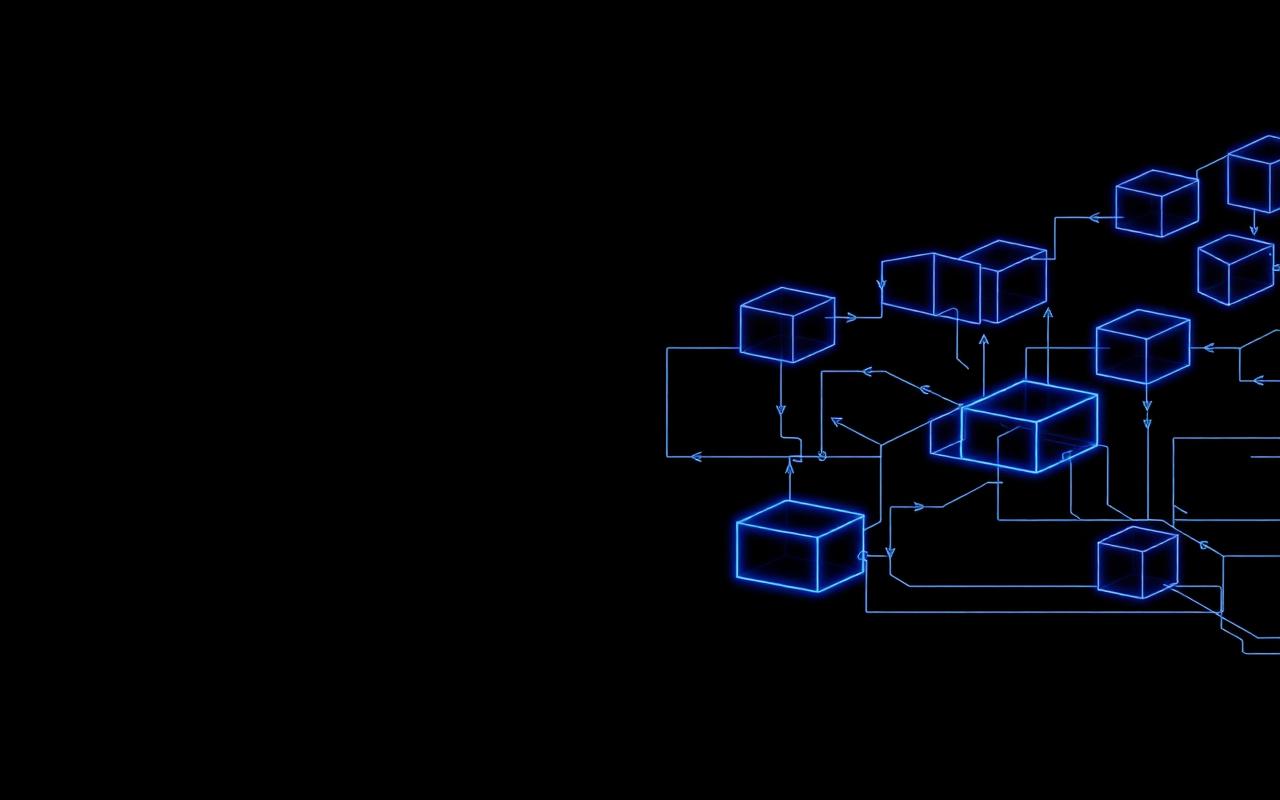Line schematic of interlocking blocks and flow arrows